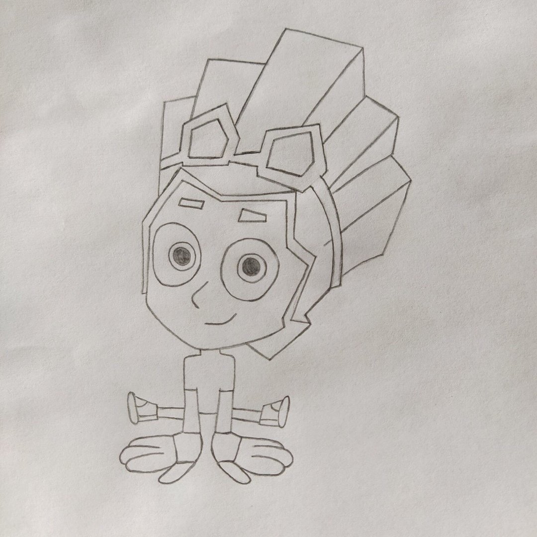 Раскраска Фиксики Нолик