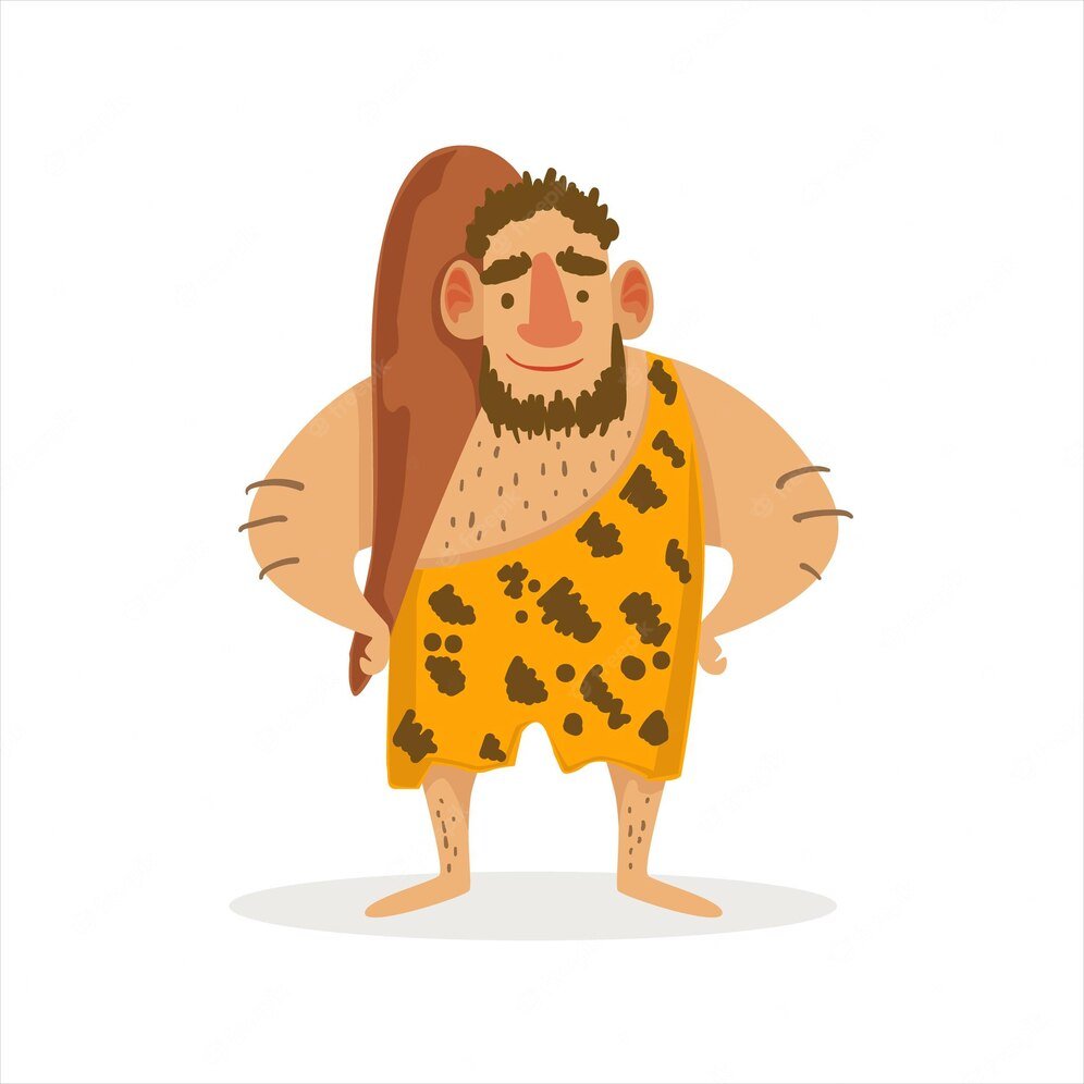 Первобытные люди вектор