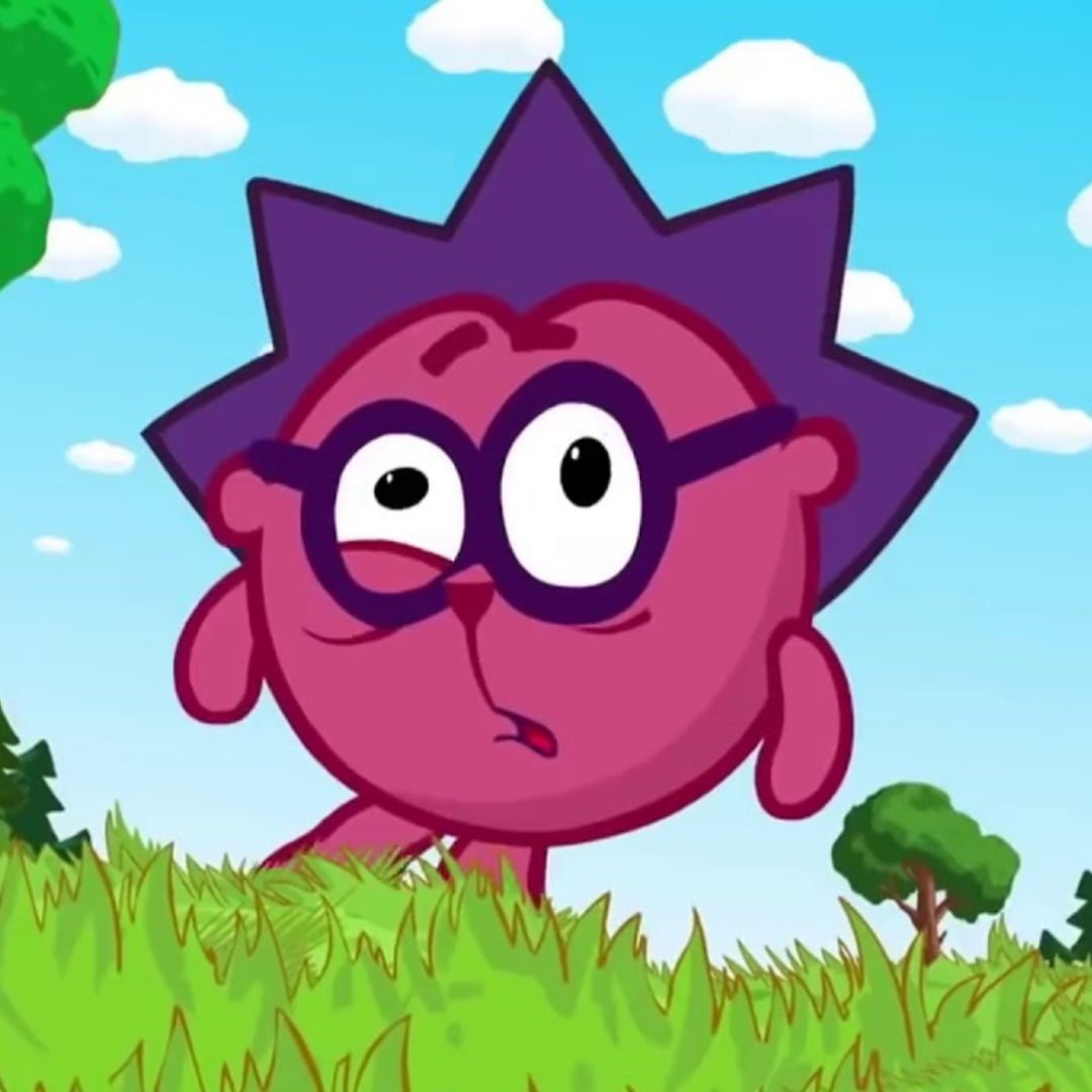 Ёжик из смешариков с бородой