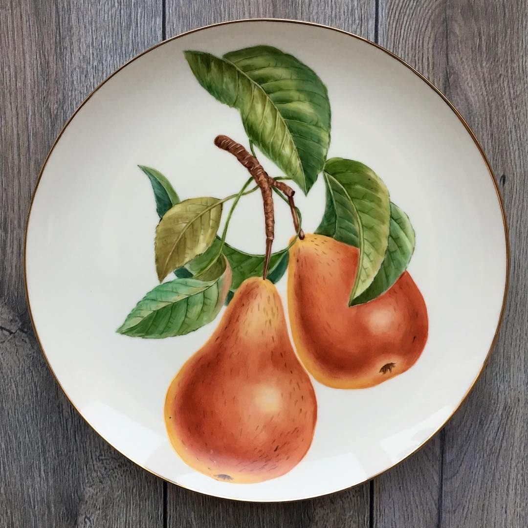 Рисование красками овощи фрукты