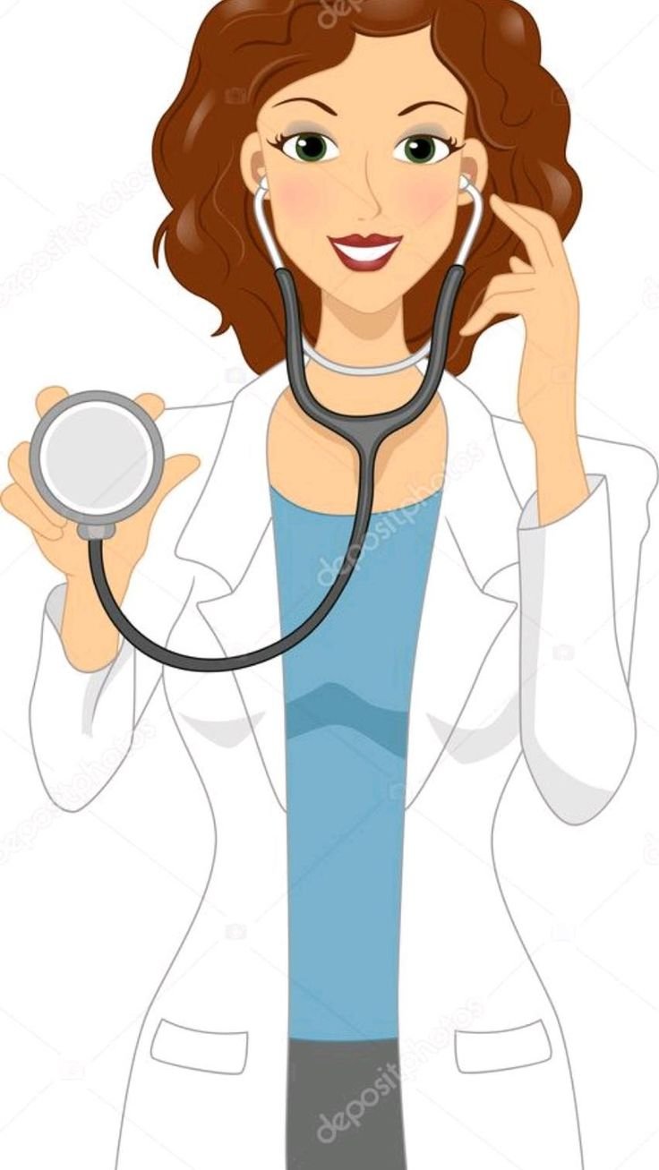 Врач женщина иллюстрация