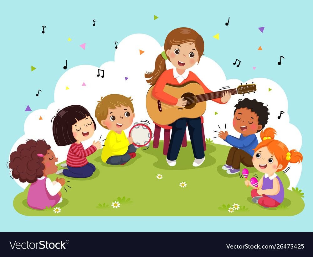 Картина для группы пения детская