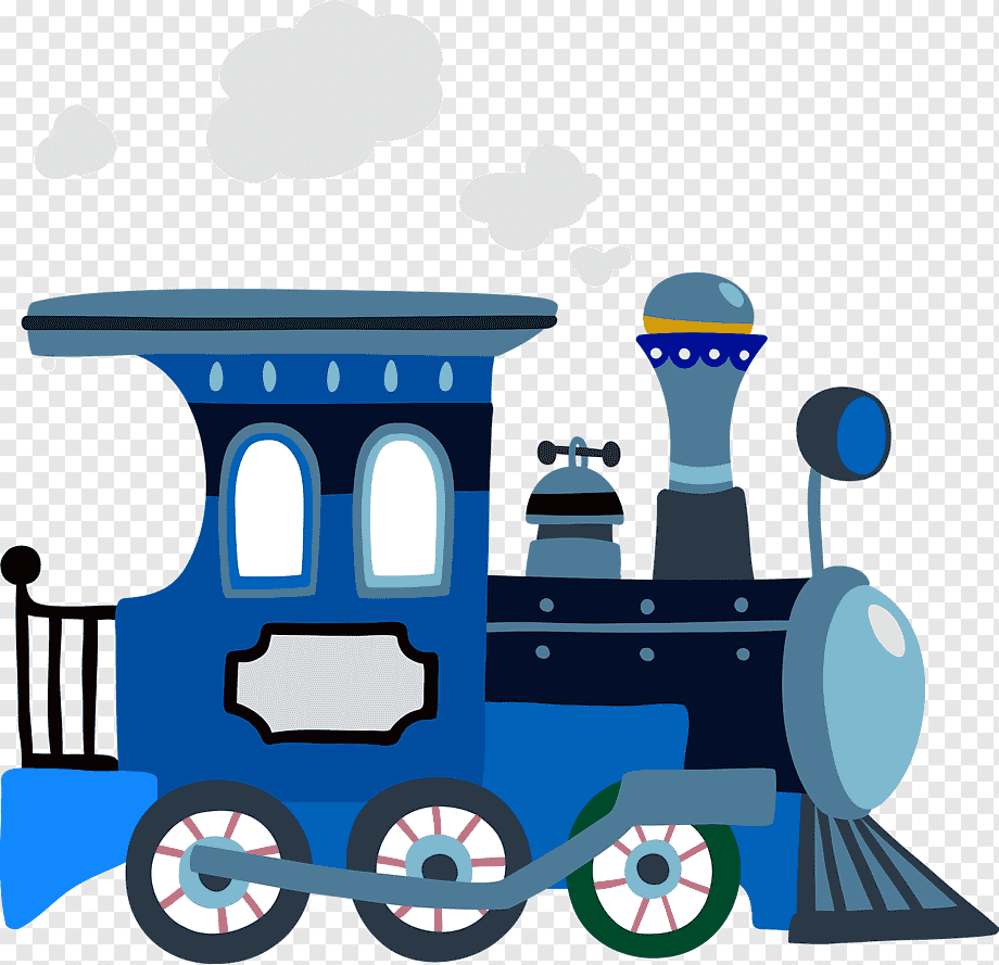 Паровоз на белом фоне