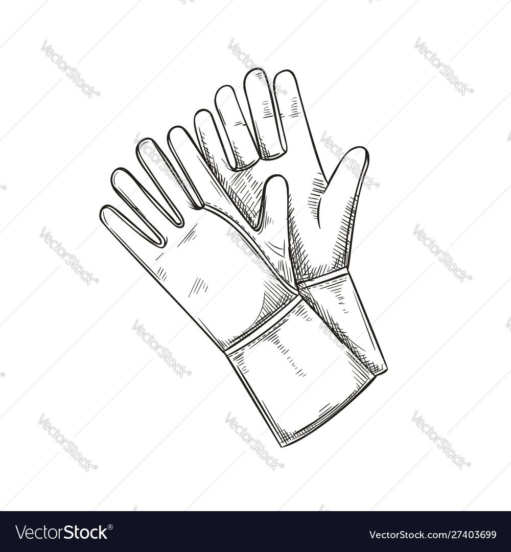 Скетчи перчаток