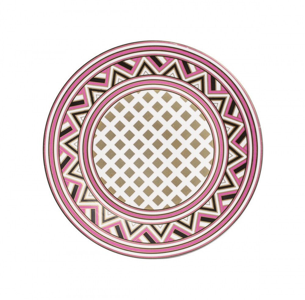 Посуда с геометрическими фигурами