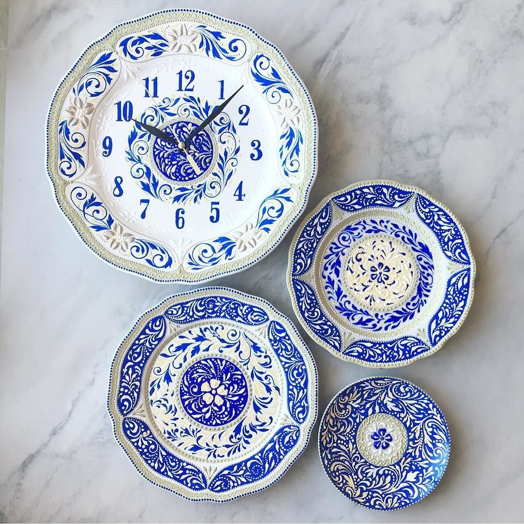 Расписная керамическая посуда