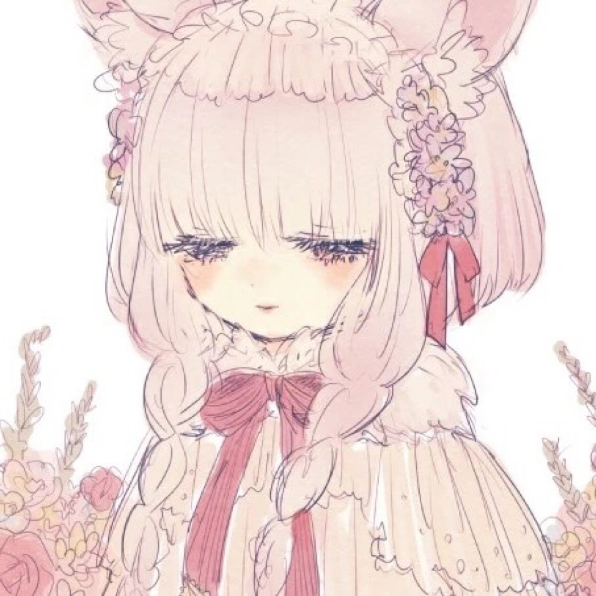 Персонажи в пастельных цветах