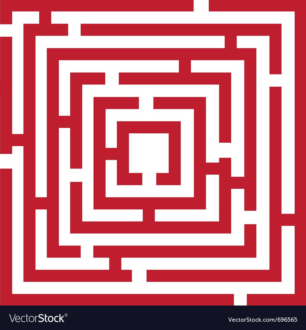 Лабиринт квадратный