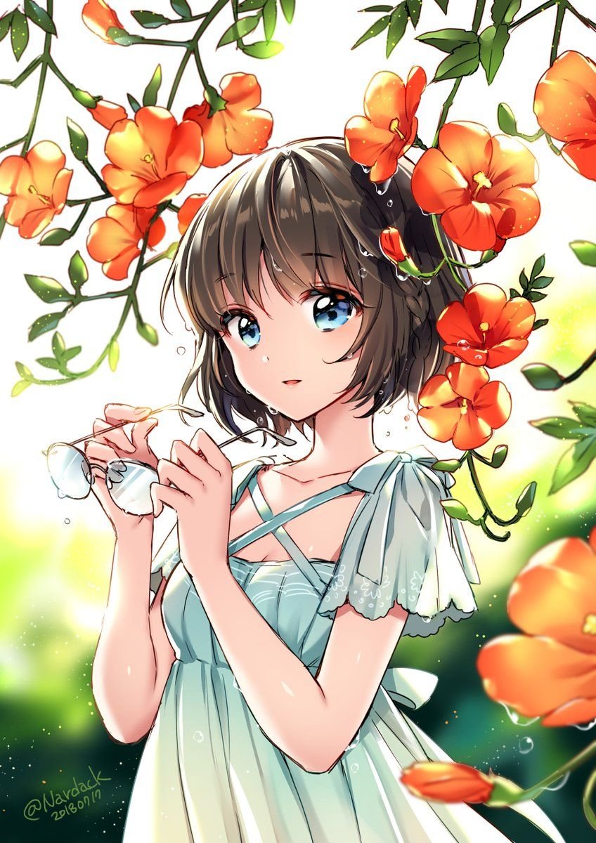 Милые девочки из аниме