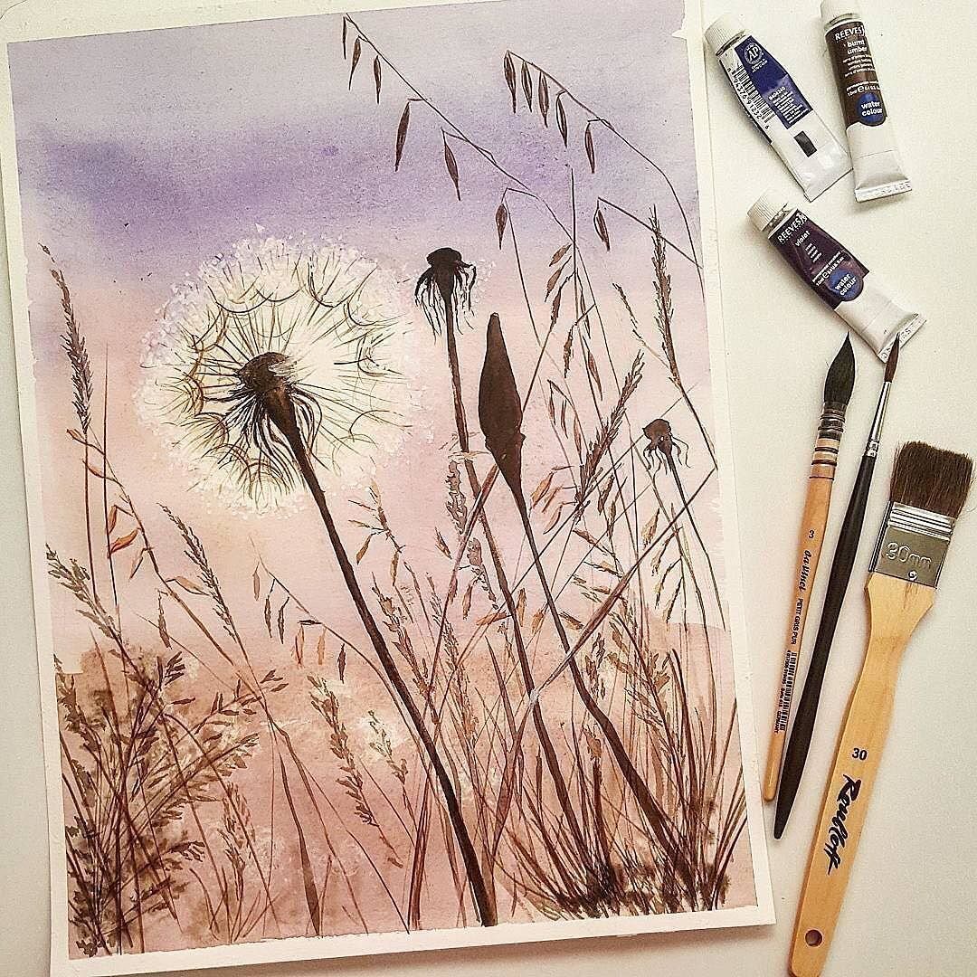 Идеи для рисунков акварелью