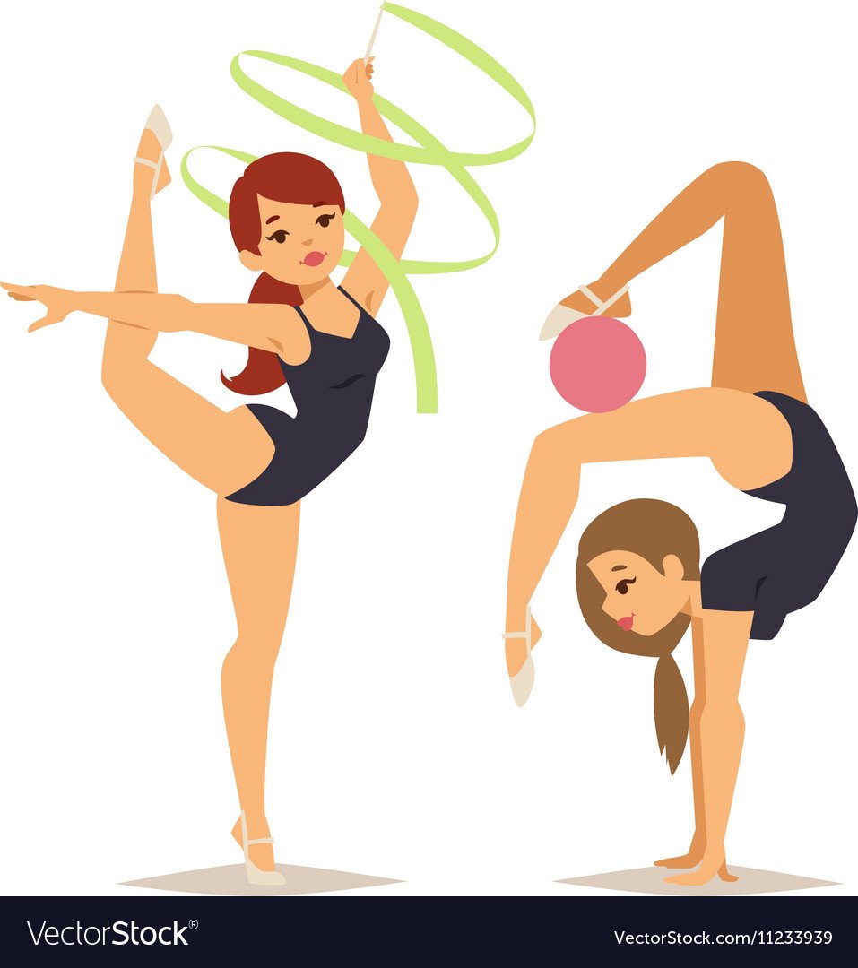 Гимнастка мультяшная