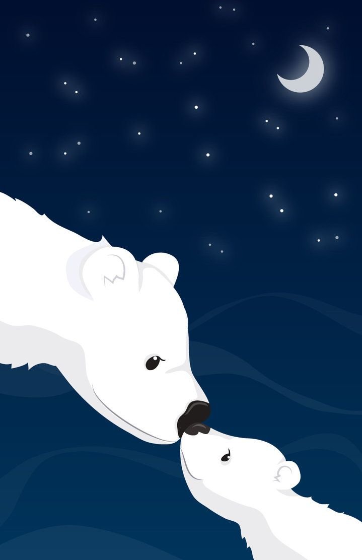 Мишки на севере картина