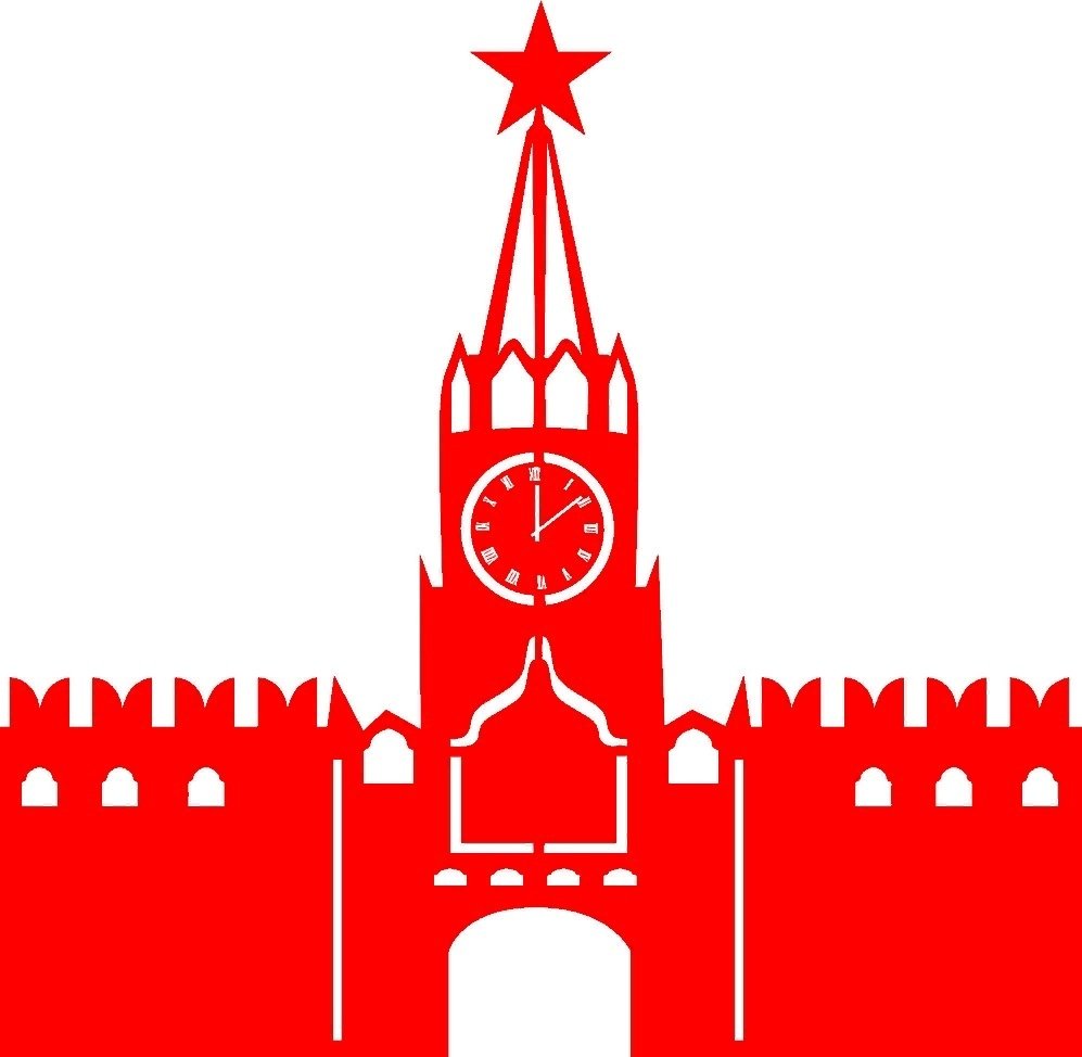 Спасская башня Московского Кремля вектор