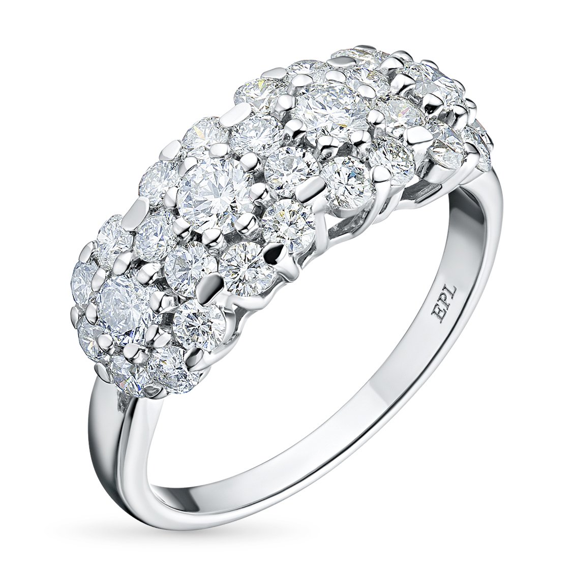 Эпл якутские бриллианты кольцо