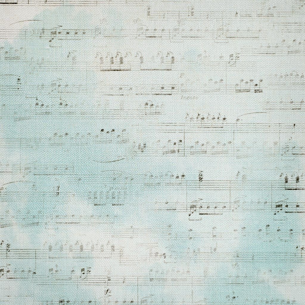 Фон Ноты для скрапбукинга