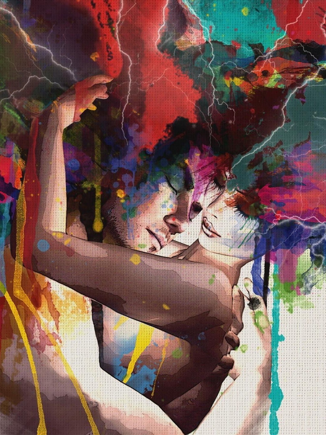 Вдохновение любовь абстракция