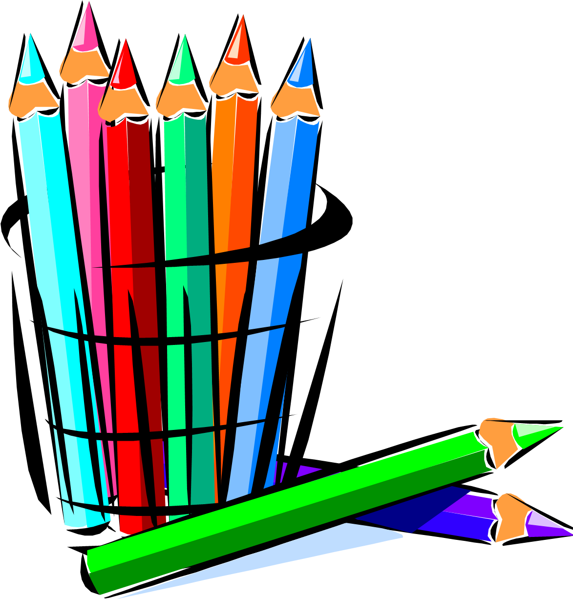Карандаш на прозрачном фоне