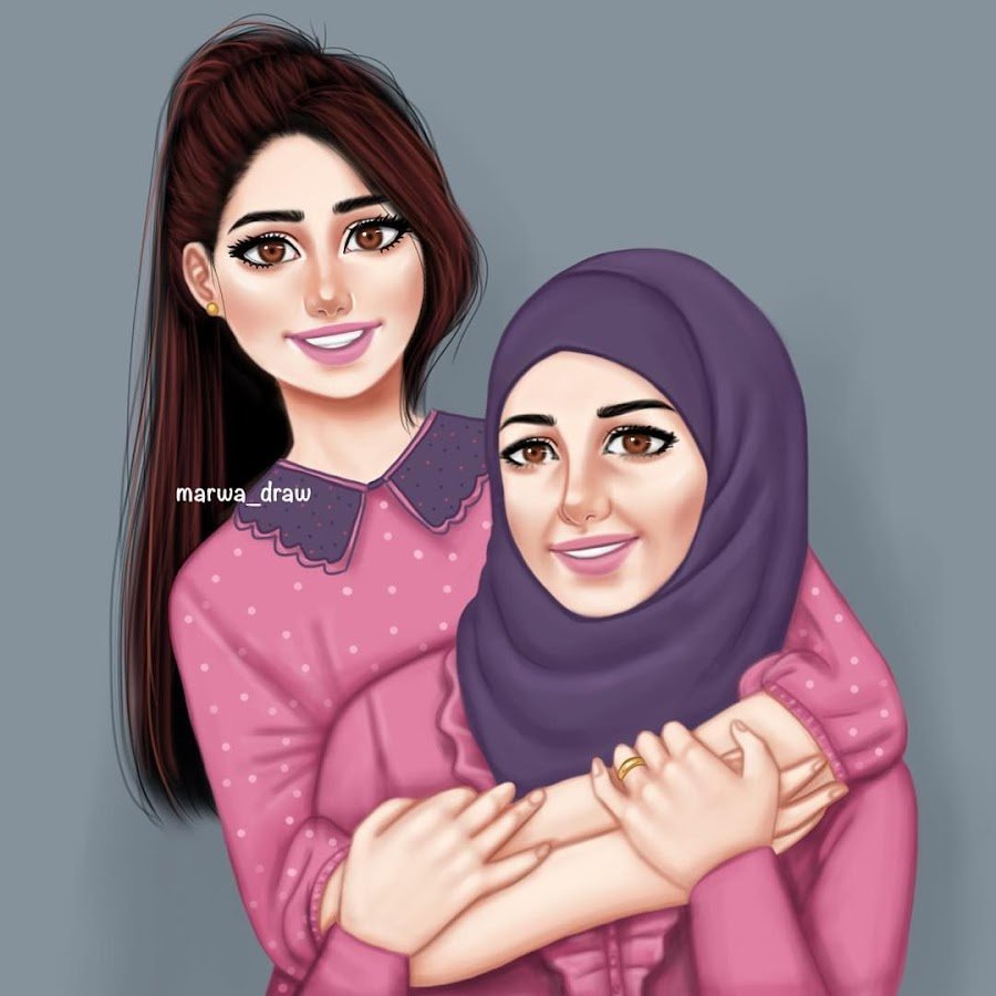 Marwa draw мусульманки Sarra Art