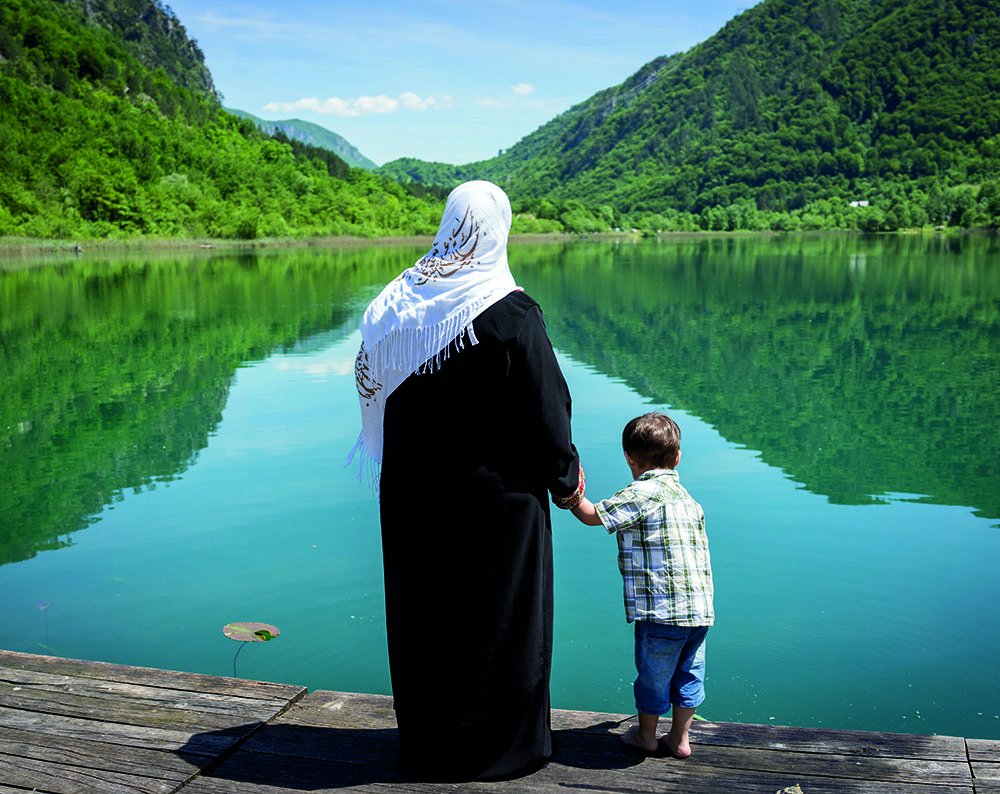 Мусульманка с ребенком