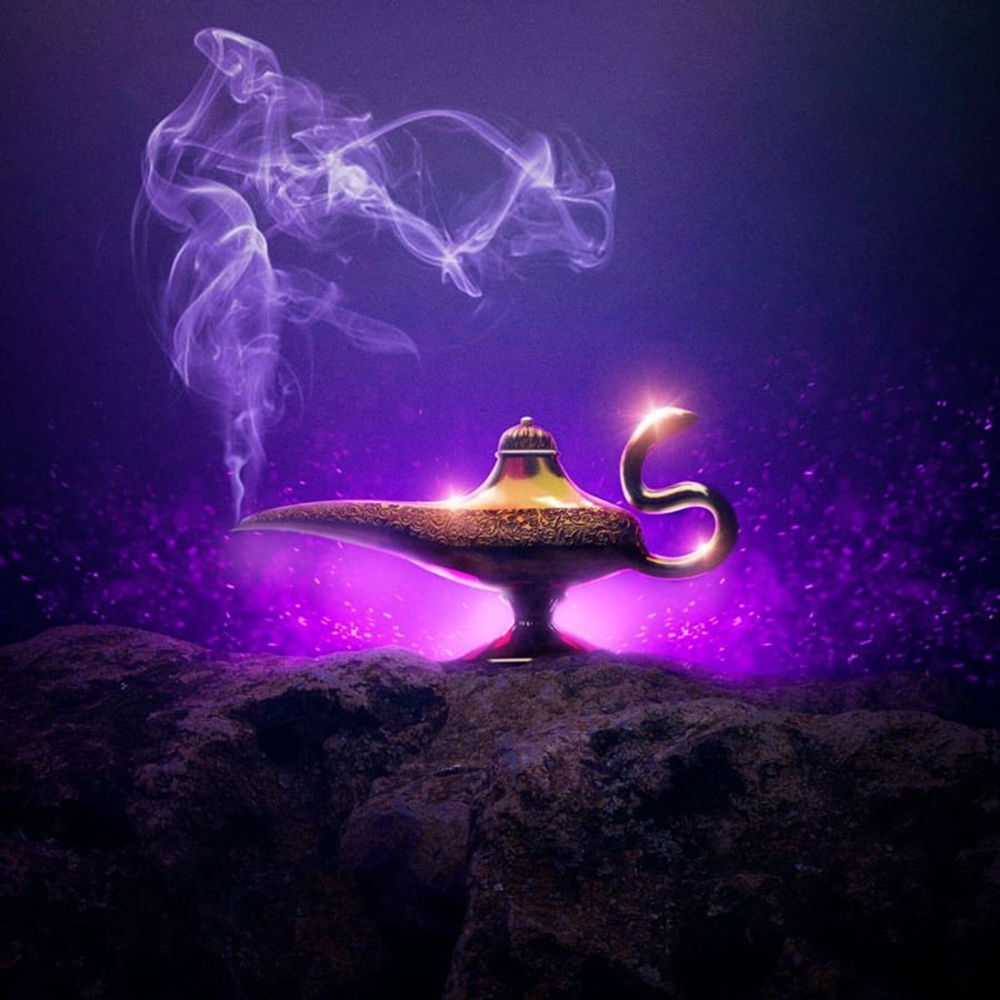 Лампа Алладина и Джина