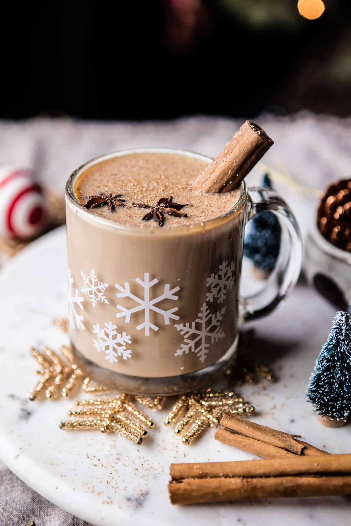 Чашечка кофе зимой