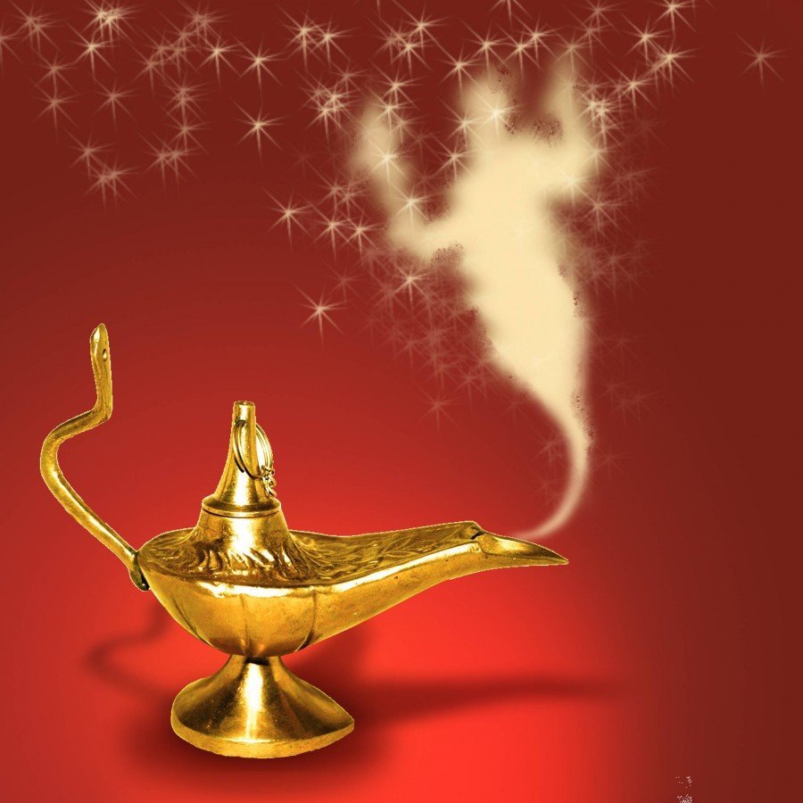 Волшебная лампа Алладина Джин
