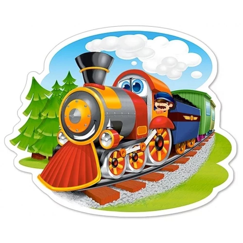 Пазл Castorland паровозик