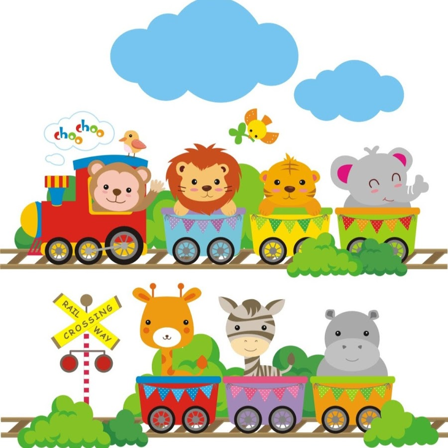 Паровозик с животными