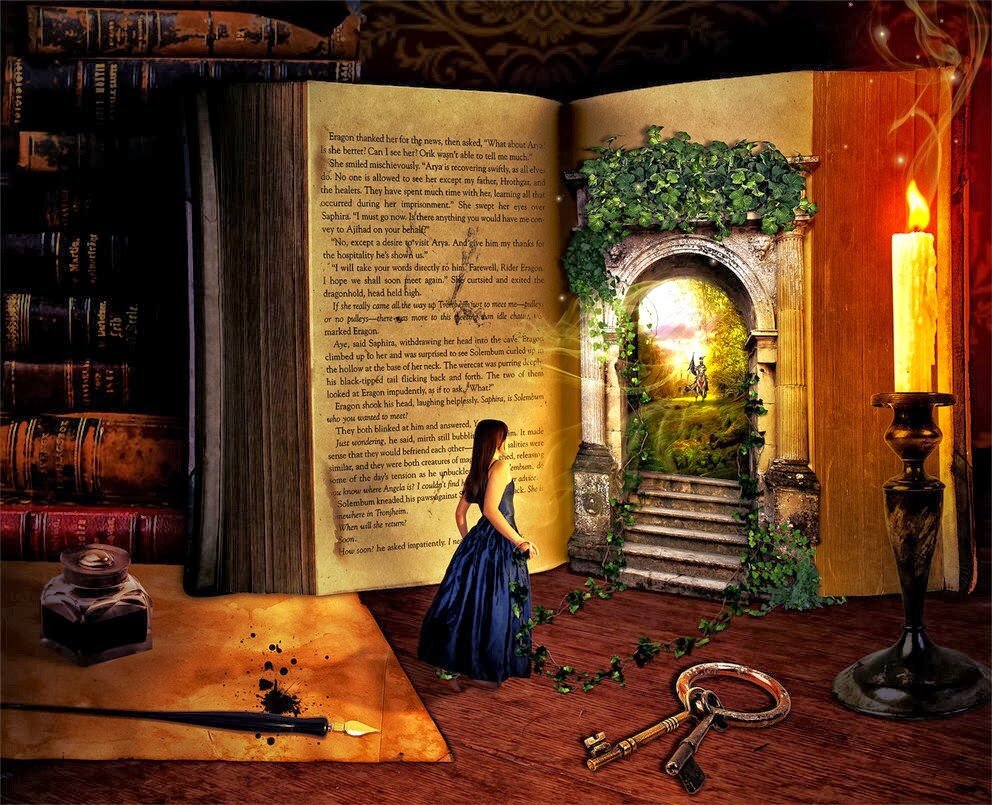 Картинки книга сказочная