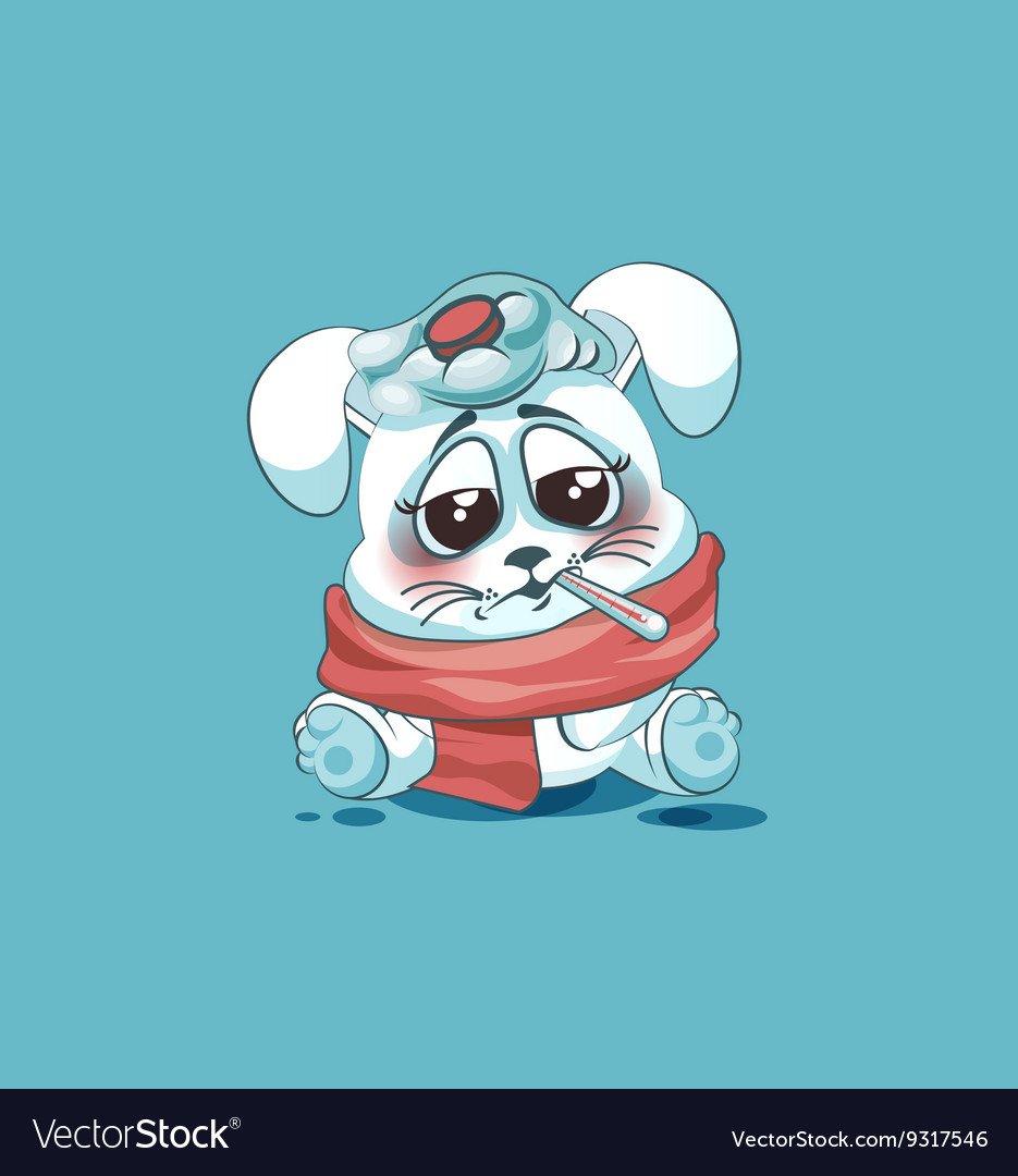 Зайчик заболел