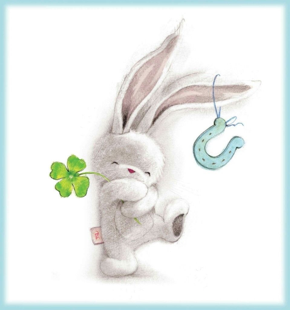 Зайчик с одуванчиком