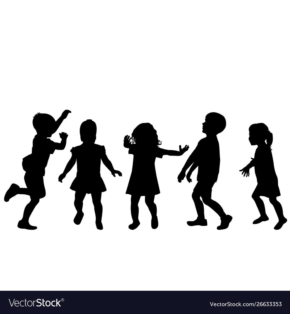 Картинка силуэт ребенка