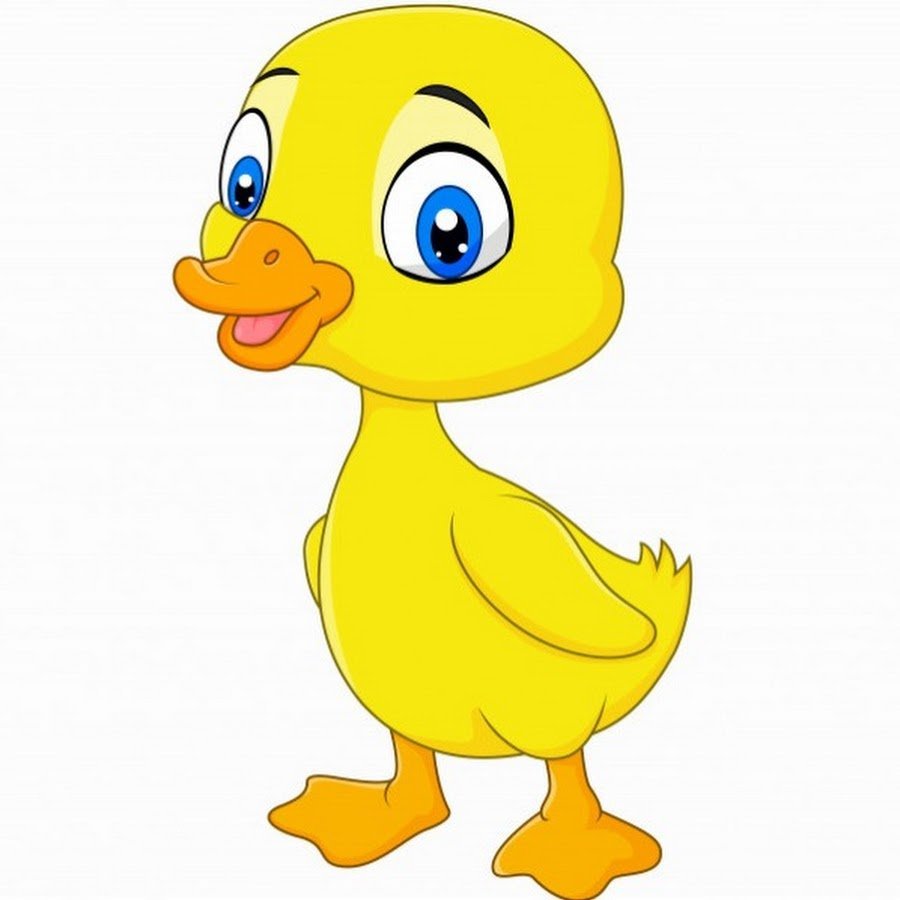 Утенок стикер