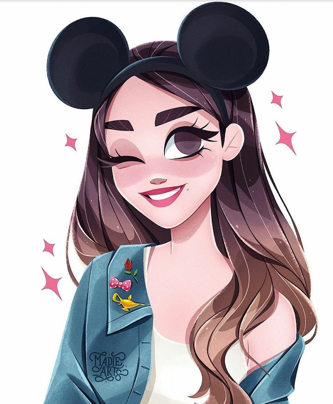 Красивые девушки мультяшные