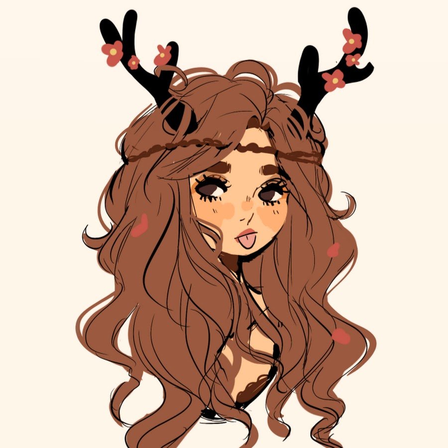 Девушки в мультяшном стил