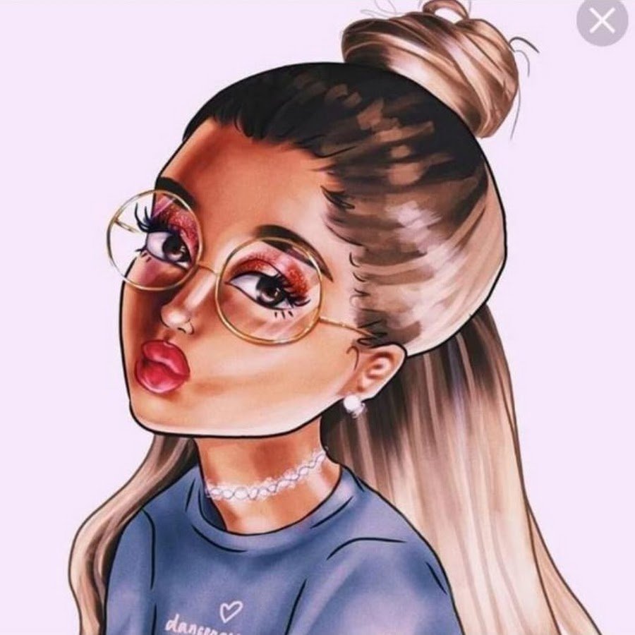 Мультяшна ариана Гранде