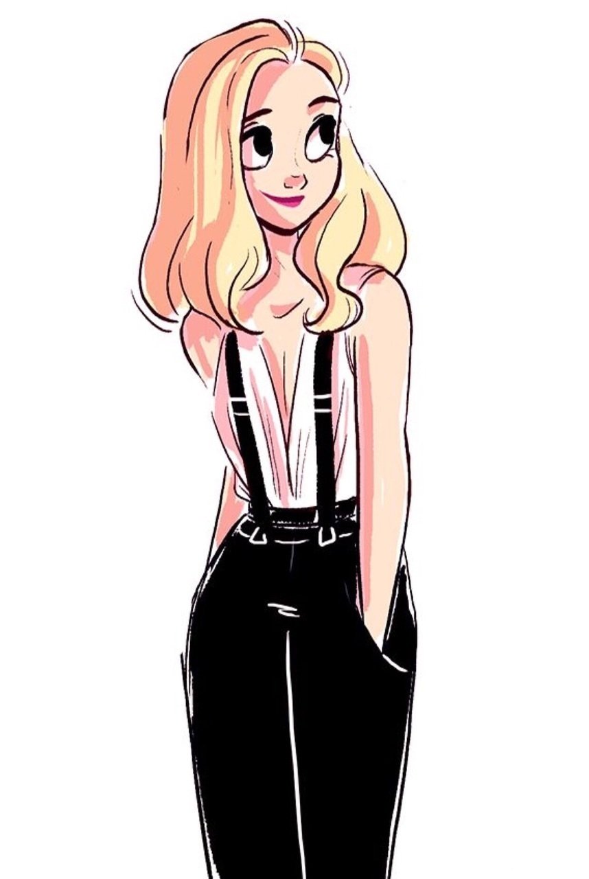 Девушки в мультяшном стиле