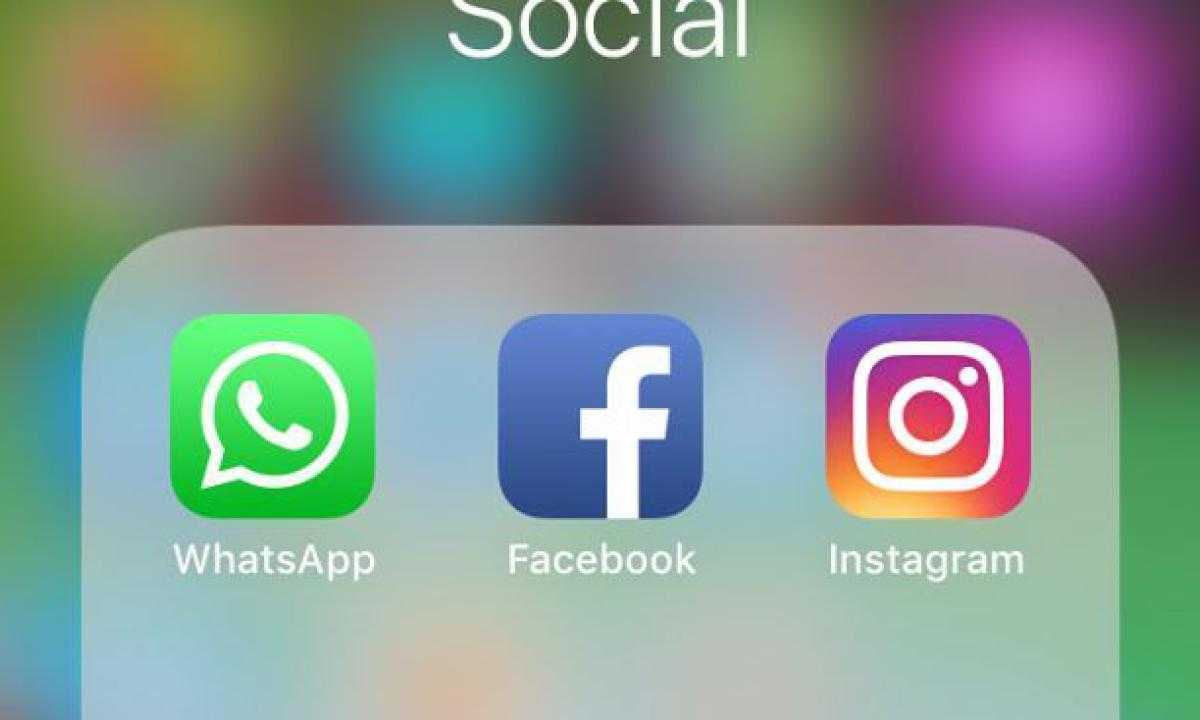 Facebook Instagram WHATSAPP