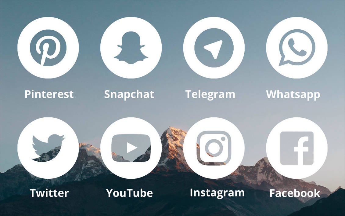 Иконки соц сетей