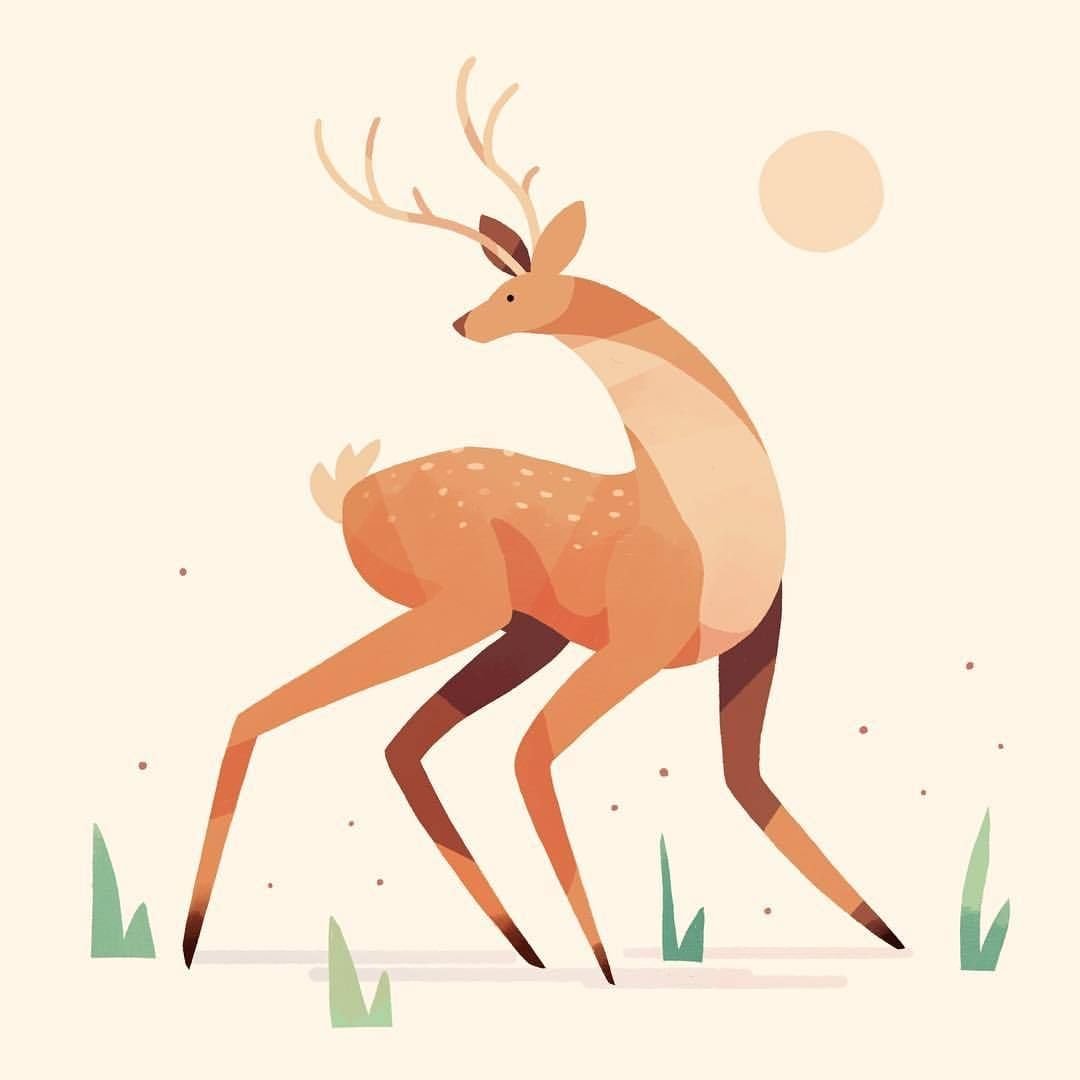 Мультяшки олень