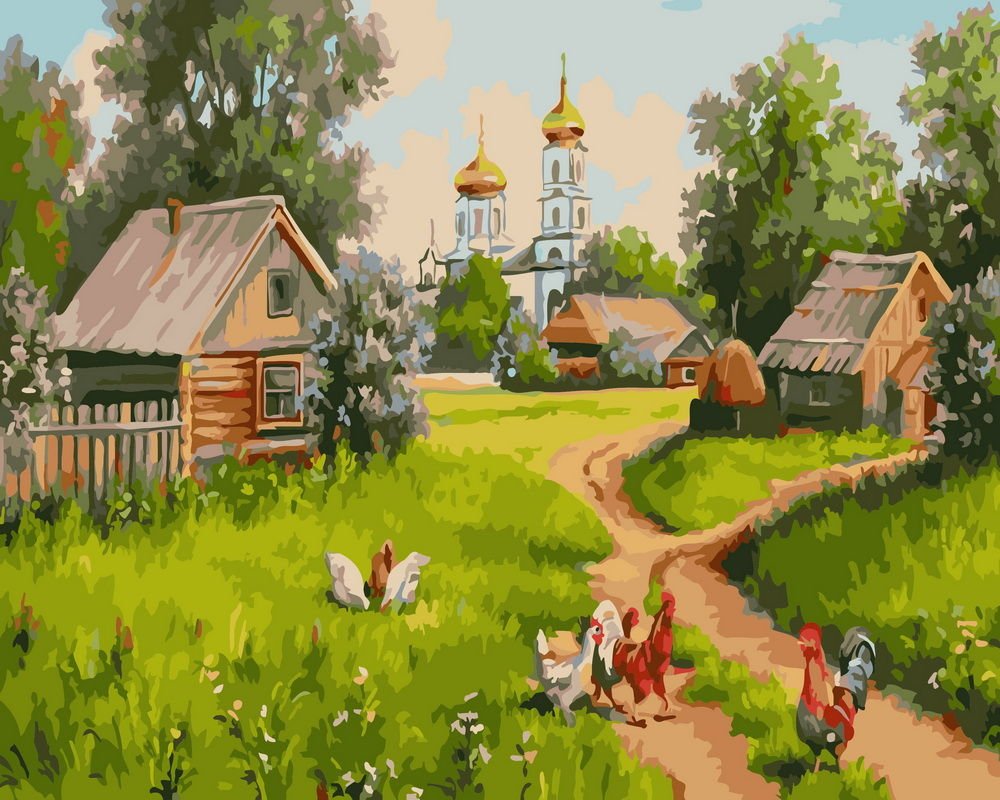 Деревенская Церковь Есенинская Русь