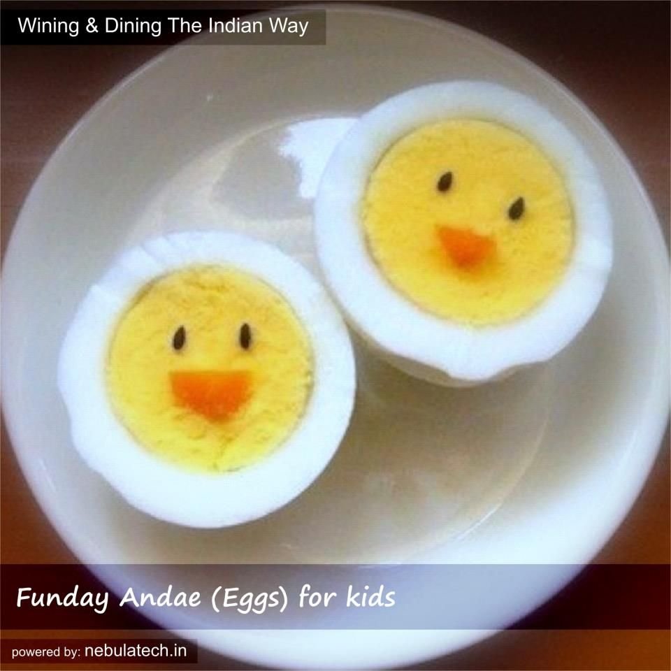 Детский завтрак из яиц