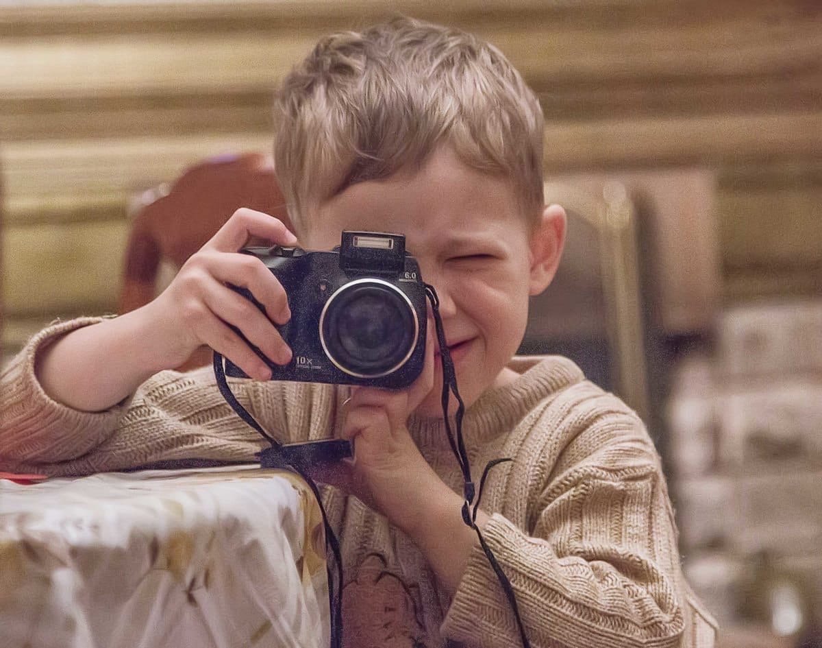 Детская фотосессия в винтажном стиле