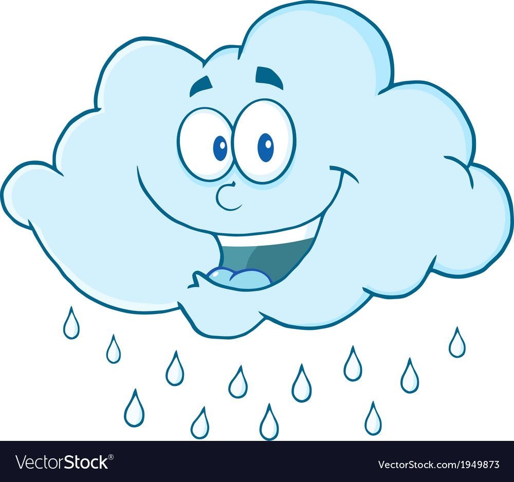 Облако с глазками для детей