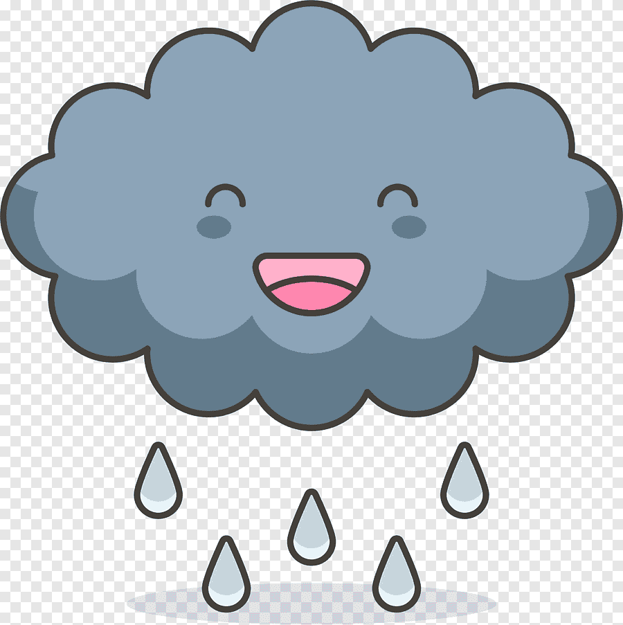 Тучка с дождиком