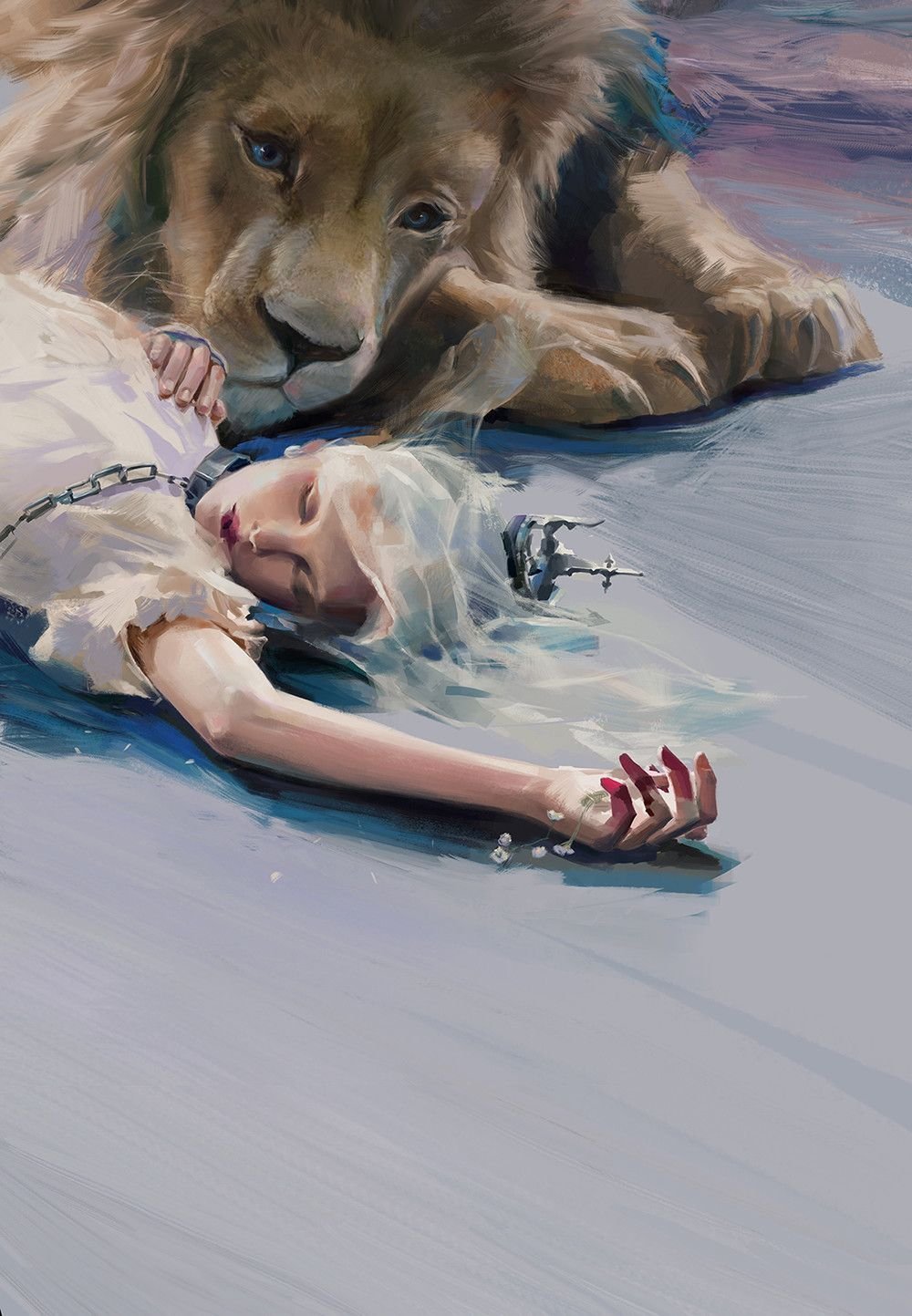 Девушка и Лев