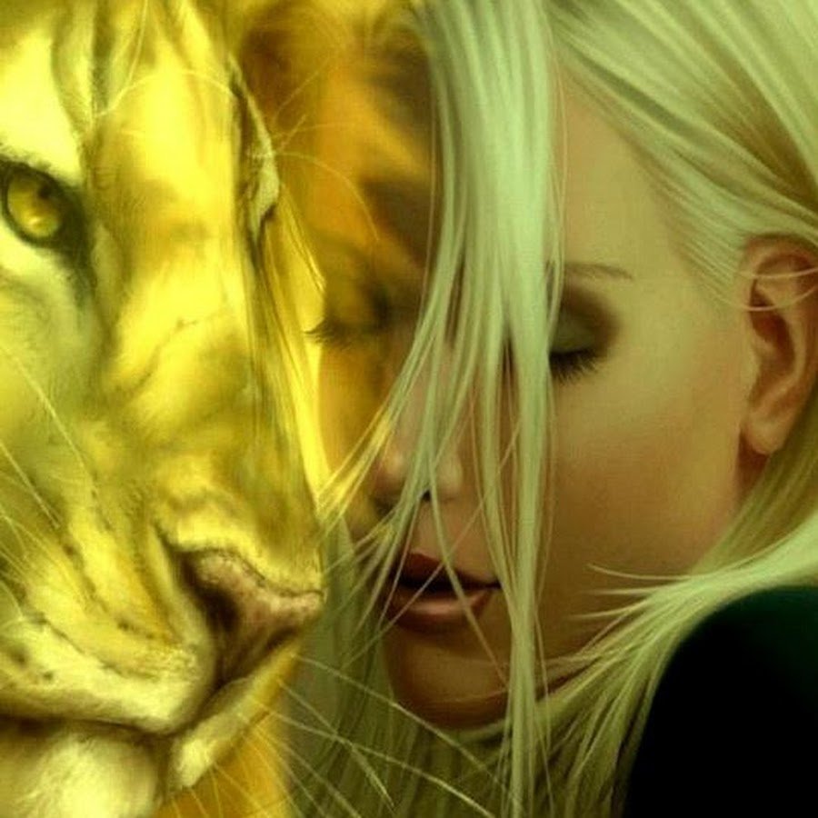 Девочка львица