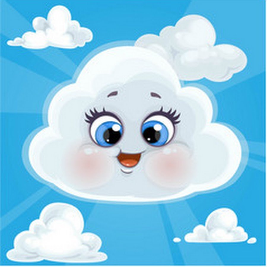 Облачко мультяшное