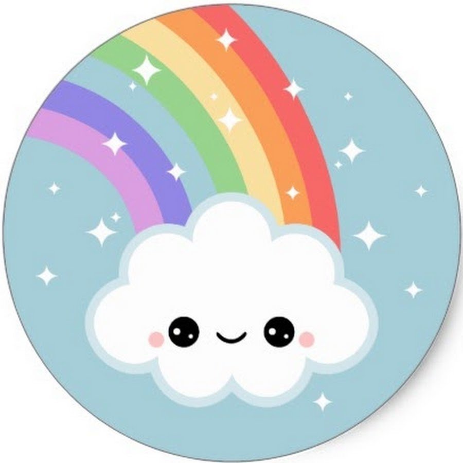 Облачко с радугой