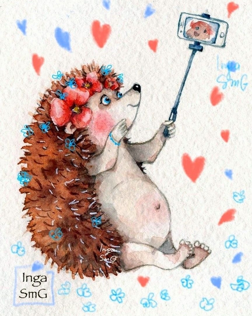 Обдолбанный еж